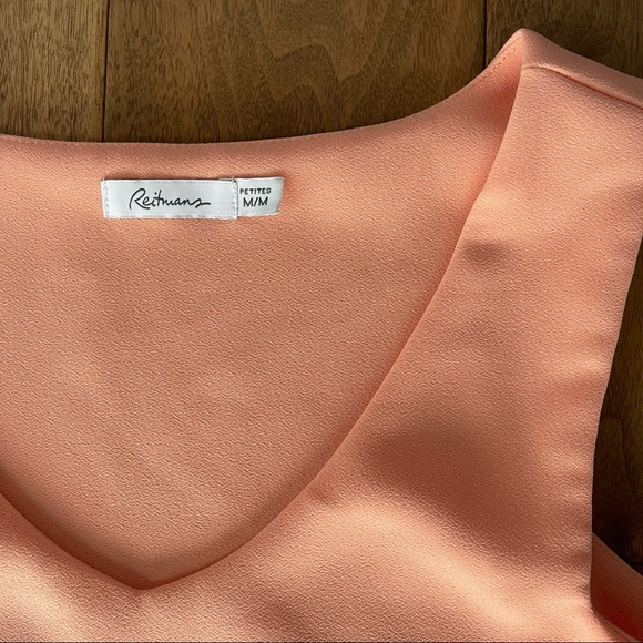 Reitmans Peach Crop Top - Picture 3 of 4